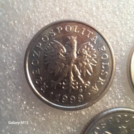 20 GROSZY 1999, PIĘKNE I RZADKIE, trzy monety.