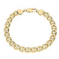 83698 BRANSOLETKA 18K POZŁACANA 20 CM 8 MM splot gucci