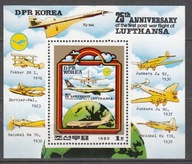 1980 Korea Lufthansa Mi blok 85 **