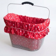 Wyściółka wkład do kosza koszyka rowerowego – bawełna