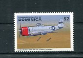 A53416)WW 2: Dominica 1976**, Jagdflugzeug Republik D-47 Thunderbolt