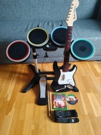 ROCK BAND 4 PERKUSJA GITARA FENDER STRATOCASTER GRA PAŁECZKI XBOX ONE