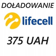 Doładowanie Lifecell Ukraina 375 UAH hrywien