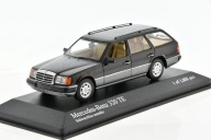 MERCEDES Benz 320 TE S124 black / beige interior 1990 1/43 MINICHAMPS