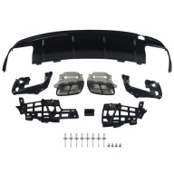 DYFUZOR MERCEDES CLA W117 AMG BLACK GLOSSY CZARNY POŁYSK LOOK CLA45