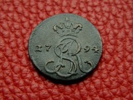 STANISŁAW AUGUST PONIATOWSKI - grosz 1794 M.V.