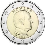 Monako 2016 - 2 euro obiegowe - stan menniczy