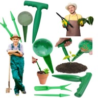 ZESTAW DO PIKOWANIA I SADZENIA ROZSAD – WIDEŁKI, PIKOWNIK, SADZAK, SIEWNIK