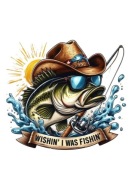 WYDRUK CUKROWY masa OPŁATEK NA TORT DLA WĘDKARZA RYBY RYBAK + TEKST GRATIS