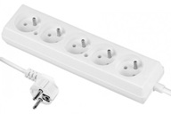 Przedłużacz elektryczny 5 m 5 GN listwowy Jonex biały 16 A