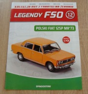 Polski Fiat 125P MR 73 Legendy FSO DeAgostini nr.12 + gazetka.