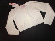 BOBOLI 116 CM BOLERKO WIZYTOWE BŁYSK CYRKONIE SUPER NOWE!