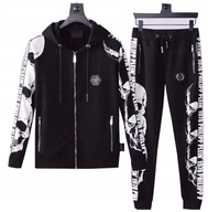 Dres Philip Plein Czarny Napisy Czaszki Rozmiar M