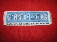 Wiskord Szczecin Zakłady Włókien Sztucznych żakardowa zakładka