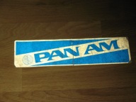 PAN AM linie lotnicze oryginalna naklejka z PRL