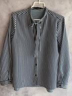 34 XS 36 S Zara bluzka na wiązanie koszula w paski