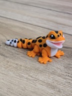 Figurka Gekona z językiem 3d - Druk3d fidget mixGadzet