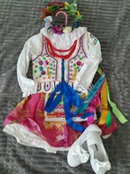 Strój krakowski ZOSIA NR kat 5 ,dodatek pantofelki! rozm 80-98