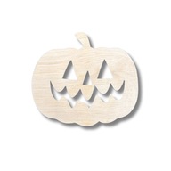 10x Drewniany dekor DYNIA HALLOWEEN decoupage ozdoba scrapki ze sklejki