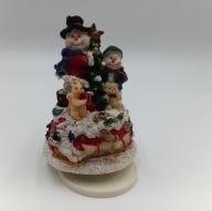 Nakręcana pozytywka - We Wish You a Merry Christmas - bardzo ładna vintage