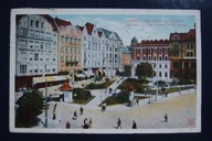 LWÓW Plac Halicki / Sklepy / Bank Lwowski 1913r.