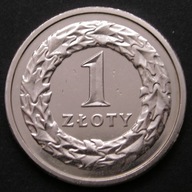 Polska 1 złoty 2010 - z oryginalnego woreczka bankowego NBP - stan 1 -