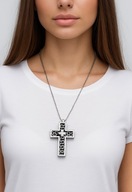 Krzyż Thanosa SQUID GAME krzyżyk naszyjnik skrytka Thanos Cross halloween