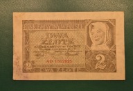 Polska Generalne Gubernatorstwo 2 Złote 1941 okupacja II wojna światowa