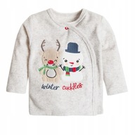 Cool Club, Kaftanik niemowlęcy renifer, bałwanek 68 cm