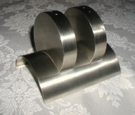 solniczka i pieprzniczka komplet ze stali nierdzewnej