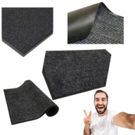 Wycieraczka gotowa gumowa, tekstylna 80 x 120 cm