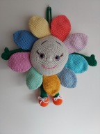 sloneczko maskotka - handmade szydelko