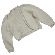 BOLERKO DZIEWCZĘCE ECRU R.104