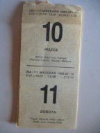 kartka z kalendarza 1993