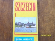 Szczecin Plan miasta mapa 1982 Praca zbiorowa