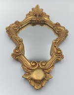Lustro w kolorze starego Złota przepiękne w stylu barokowym 45cm - CUDNE