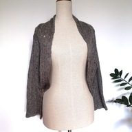 Sweter bolerko z dodatkiem wełny Style by EWM 36 38 / wool (148)