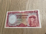 Indie Portugalskie - 30 escudos - 1959 - bardzo rzadki