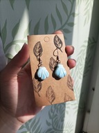 Kolczyki Stardew Valley - muszelka , mini - rękodzieło, stal