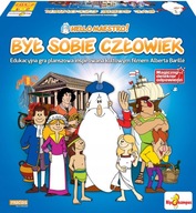 Gra Był Sobie Człowiek edukacyjna planszowa 8+ rodzinna 2–4 graczy komplet