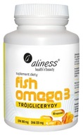 Kapsułki Aliness Fish Omega-3 Forte 60 szt. bezglutenowe naturalne