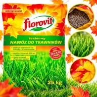 FLOROVIT JESIENNY NAWÓZ DO TRAWNIKA TRAWY 25 KG 25 L AZOTOWY WYSOKA JAKOŚĆ