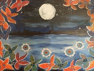 WOŚP - Malujemy dobro - obraz „Baśniowa kraina”