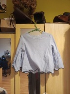 Bluzka 3/4 krótka w paski Zara S