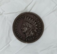 USA - 1 CENT 1907 (1) - INDIANIN - Indian Head
