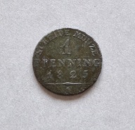 PRUSY 1 PFENNING 1825 A