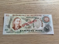 Filipiny - 10 piso - specimen - UNC