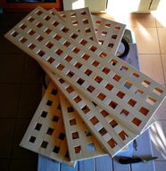 Regał drewniany, półka drewniana, rękodzieło.