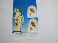 4518 2 znaczki + przywieszka Kanonizacja papieża Jana Pawła II