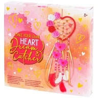 Zestaw Kreatywny DIY do Samodzielnego Wykonania ŁAPACZ SNÓW Serduszka